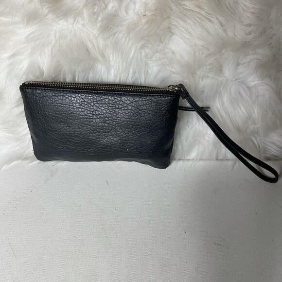 Juicy Couture black wristlet top zipper front zipper with pink lining . - Picture 4 of 10